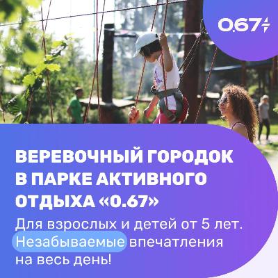 Верёвочный городок в Парке активного отдыха 0,67 Верёвочный городок в Парке активного отдыха 0,67