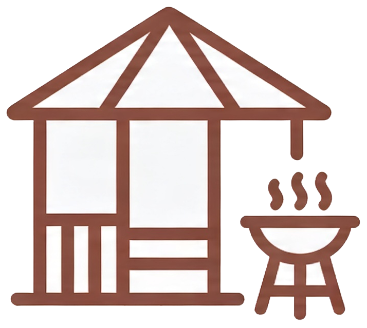 Беседка с мангалом